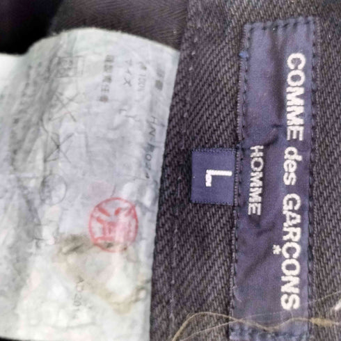コムデギャルソンオム COMME des GARCONS HOMME コットン デニムパンツ メンズ  L